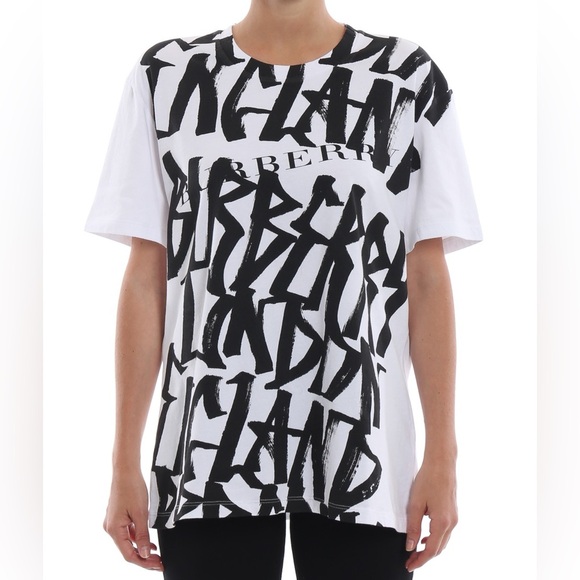 Burberry Graffiti Print T-Shirt - Picture 1 of 14